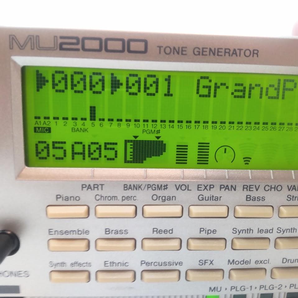 Yamaha Hardware Instruments Mu2000 Xg Dtm
