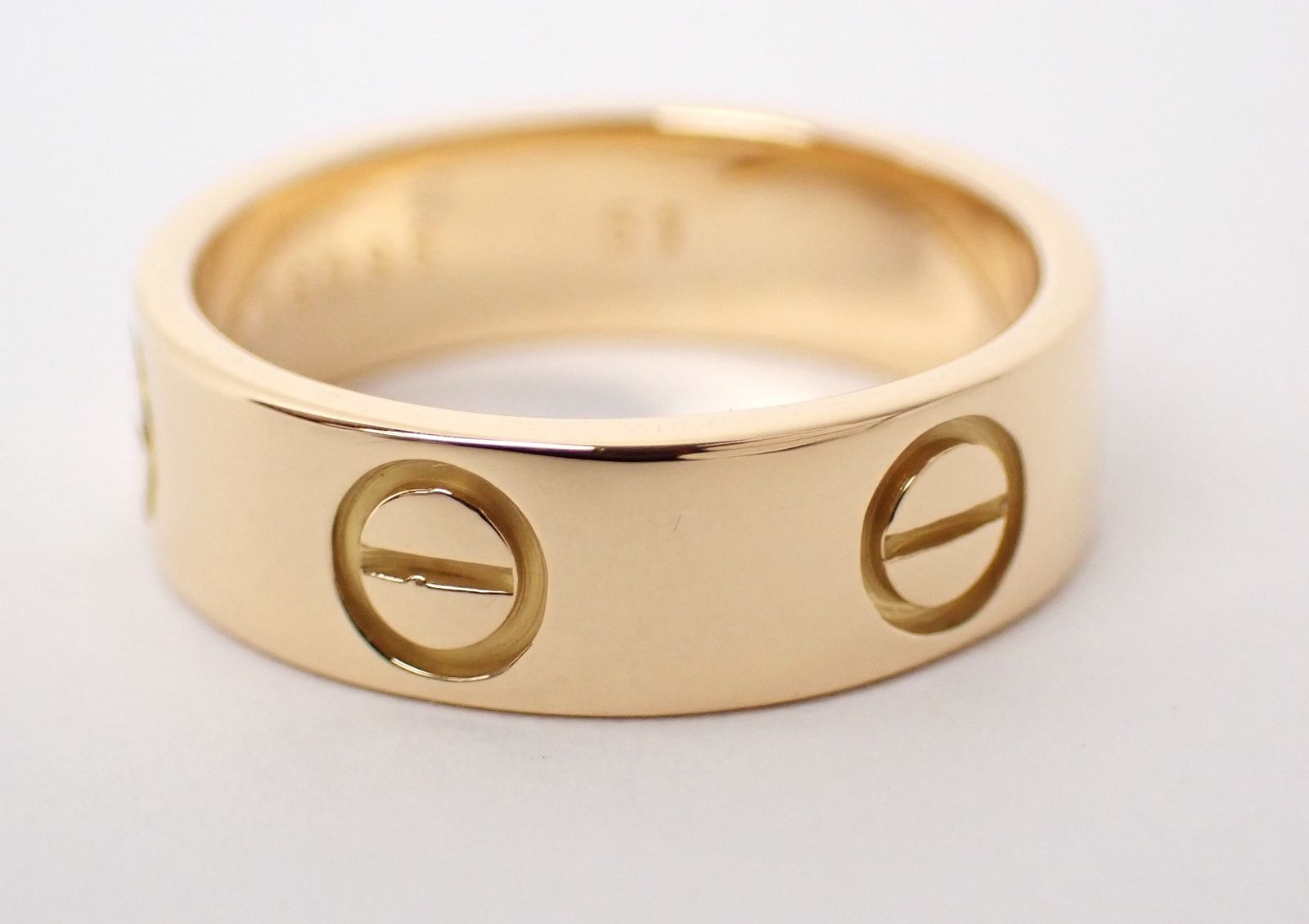 Cartier Ring #51(10 K18Yg 5.9G