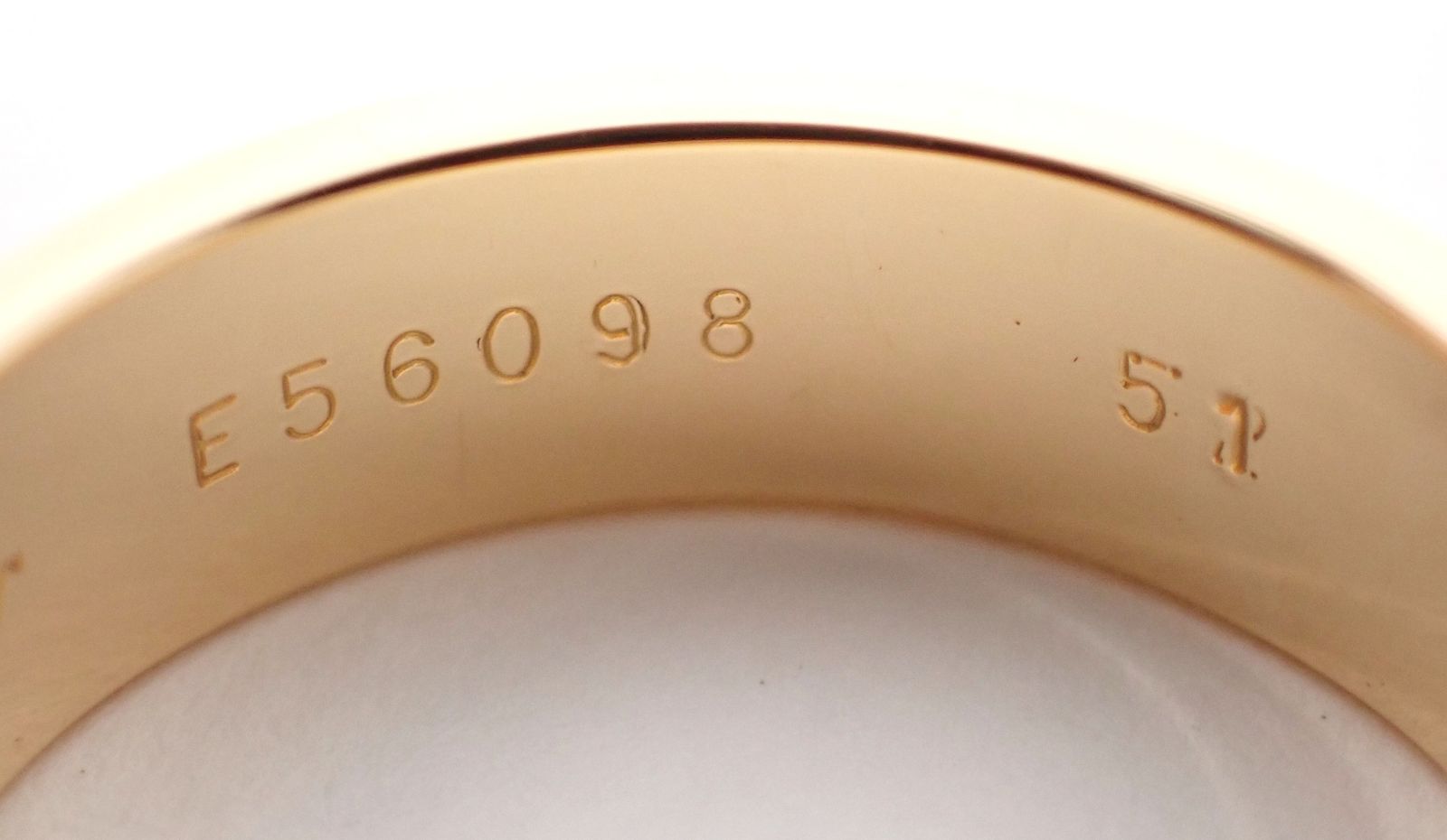 Cartier Ring #51(10 K18Yg 5.9G