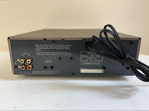 Denon Cd, Md Cassette Decks F10G 4