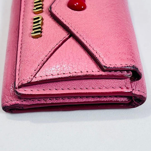Miu Trifold Wallets 5Mh021 Rosa