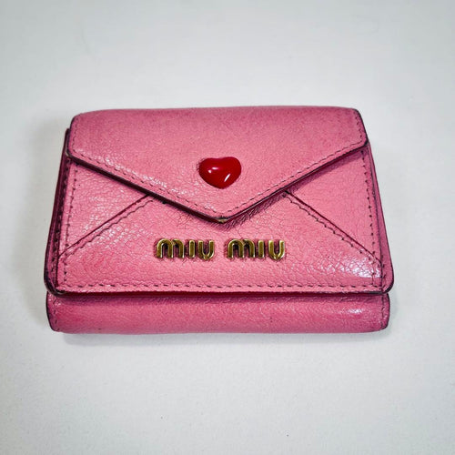 Miu Trifold Wallets 5Mh021 Rosa