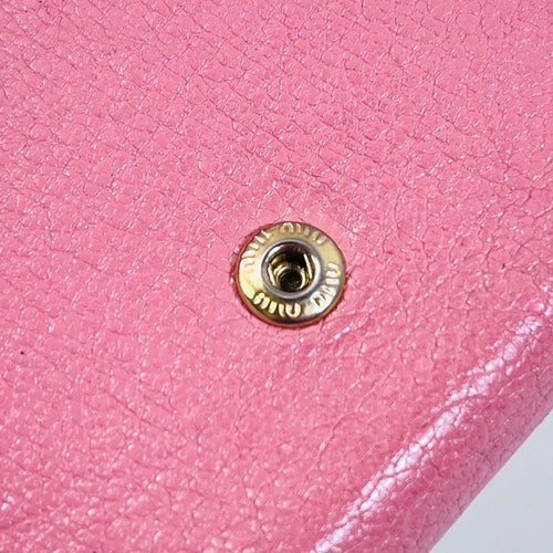 Miu Trifold Wallets 5Mh021 Rosa
