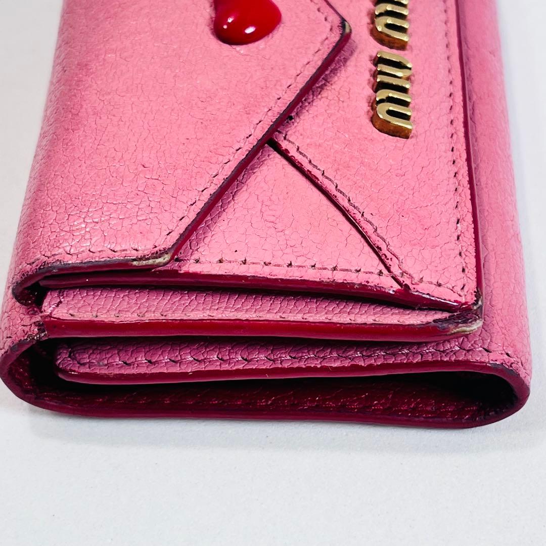 Miu Trifold Wallets 5Mh021 Rosa