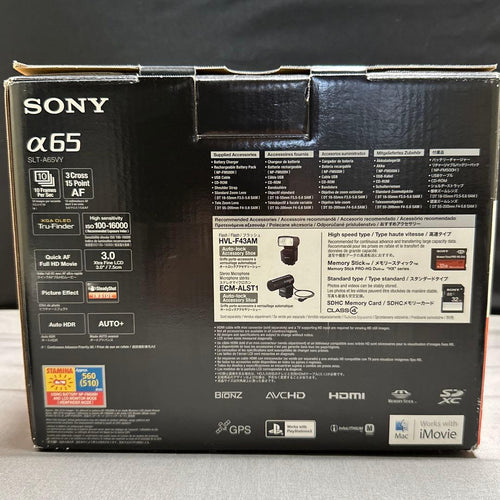 Sony Other Slt-A65Vy 65 Black