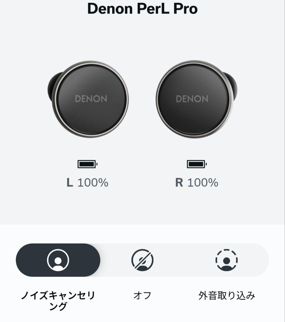 Denon Wireless Earphones Perl Pro Ah-C15Pl