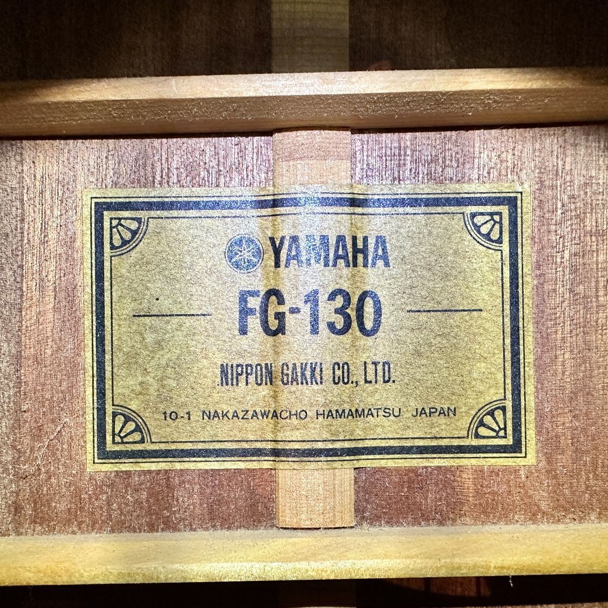 Yamaha Acoustic Guitar Fg-130 Green Label