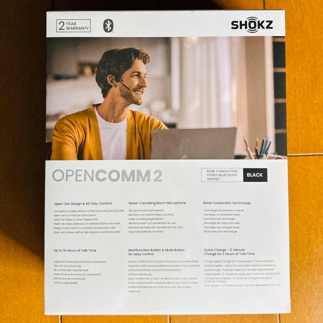 Shokz Bone Conduction Earphone Opencomm 2