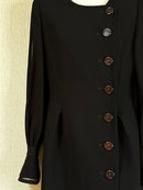 Christian Dior Long-Sleeve Three-Quarter-Sleeve