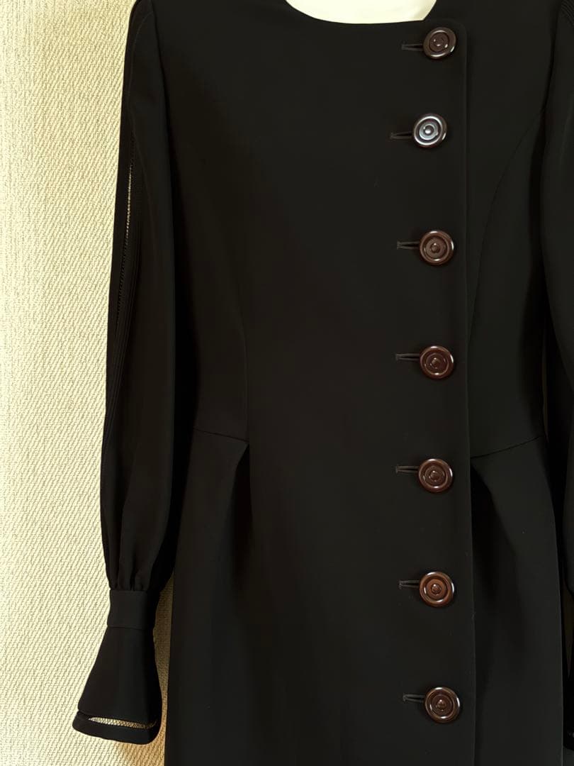 Christian Dior Long-Sleeve Three-Quarter-Sleeve