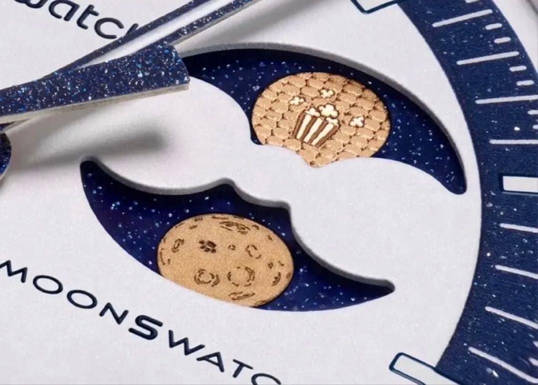 Quartz Watches Omega Swatch Moonswatch Popcorn Navy