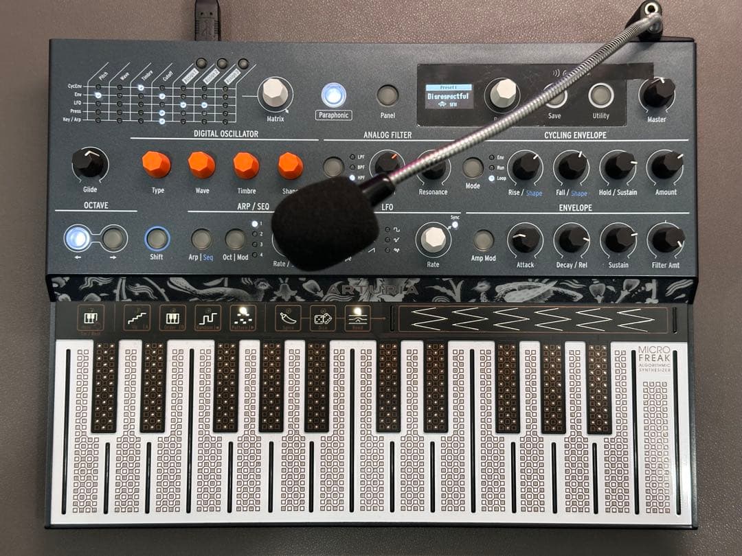 Korg Analog Synthesizer Arturia Microfreak