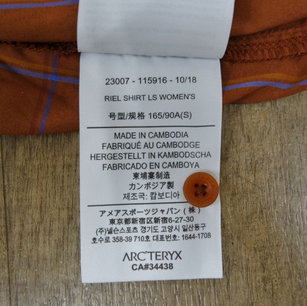 Arc'Teryx Shirt Polo Riel Ls Women'S S 115916