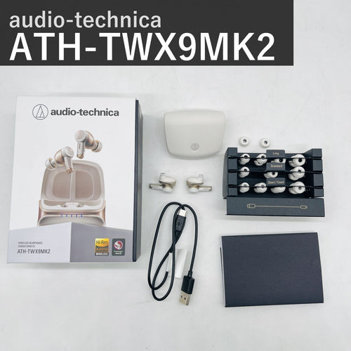 Audio Technica Wireless Earphone Ath-Twx9Mk2 Wh(E) Bluetooth5.2 Aptx Adaptive