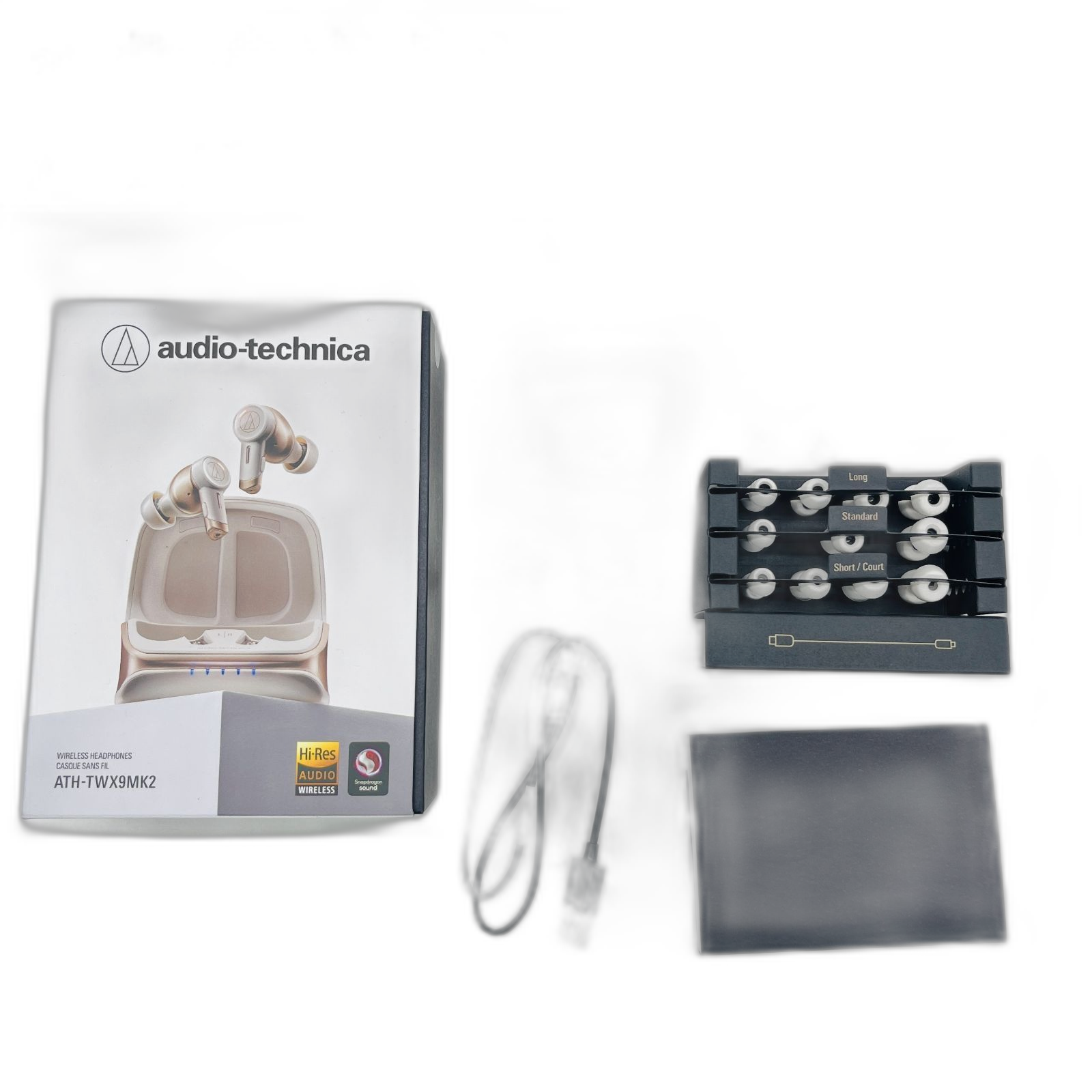 Audio Technica Wireless Earphone Ath-Twx9Mk2 Wh(E) Bluetooth5.2 Aptx Adaptive