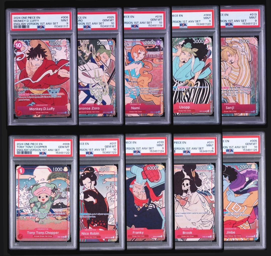One Piece Card Game Psa 10 1Stanniversary