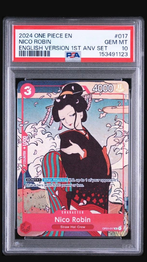 One Piece Card Game Psa 10 1Stanniversary