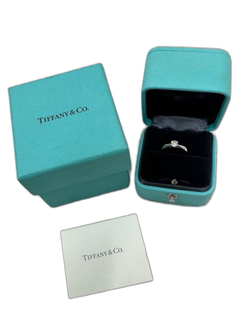 Tiffany Ring 0.28Ct Pt950