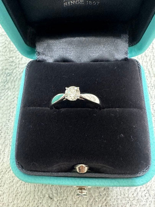 Tiffany Ring 0.28Ct Pt950