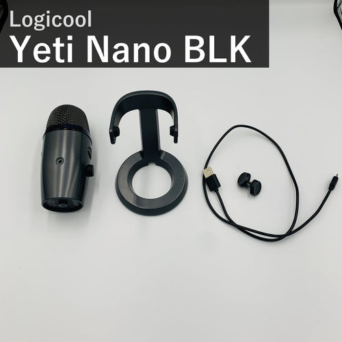 Logicool Condenser Microphone G Blue Yeti Nano Bm300Bk Usb Mac Ps5 Ps4 Pc