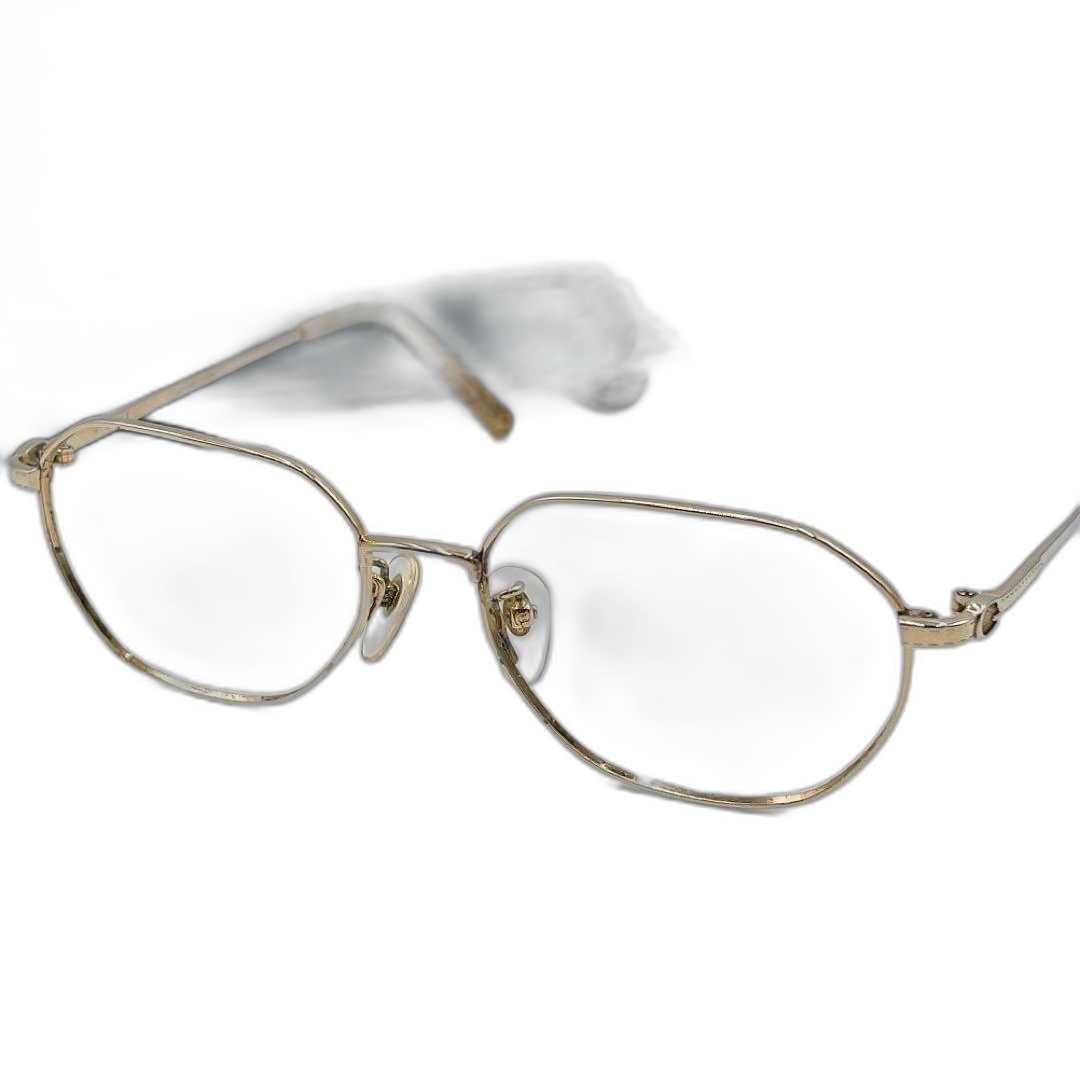 Gucci Glasses Metal Eyewear Gold Mm717