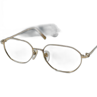 Gucci Glasses Metal Eyewear Gold Mm717