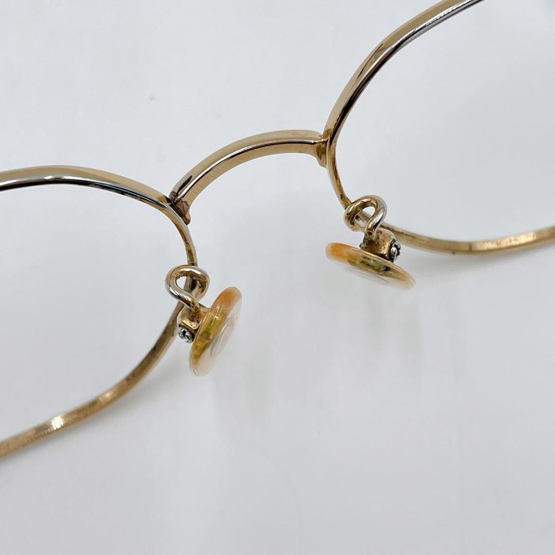 Gucci Glasses Metal Eyewear Gold Mm717