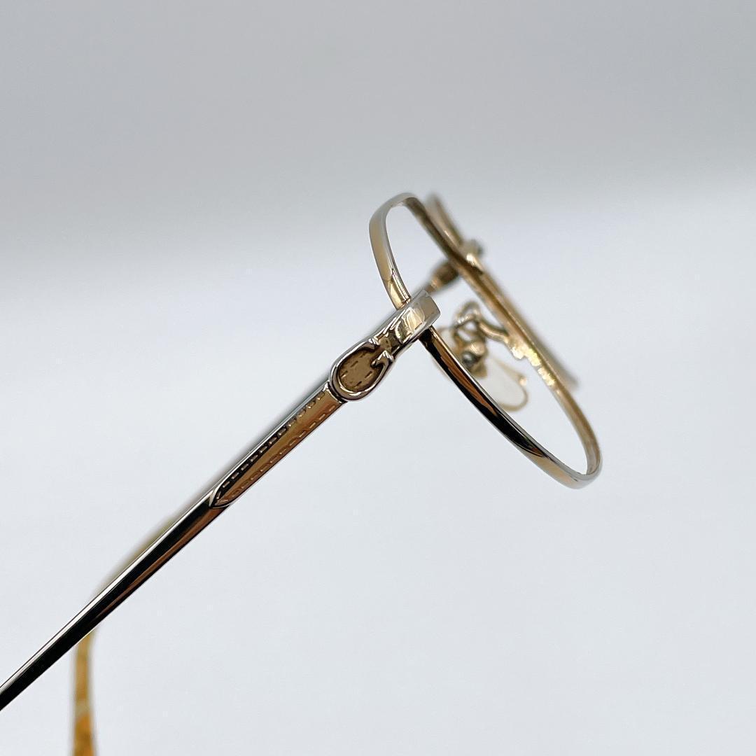 Gucci Glasses Metal Eyewear Gold Mm717