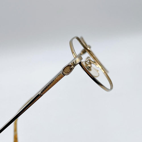 Gucci Glasses Metal Eyewear Gold Mm717