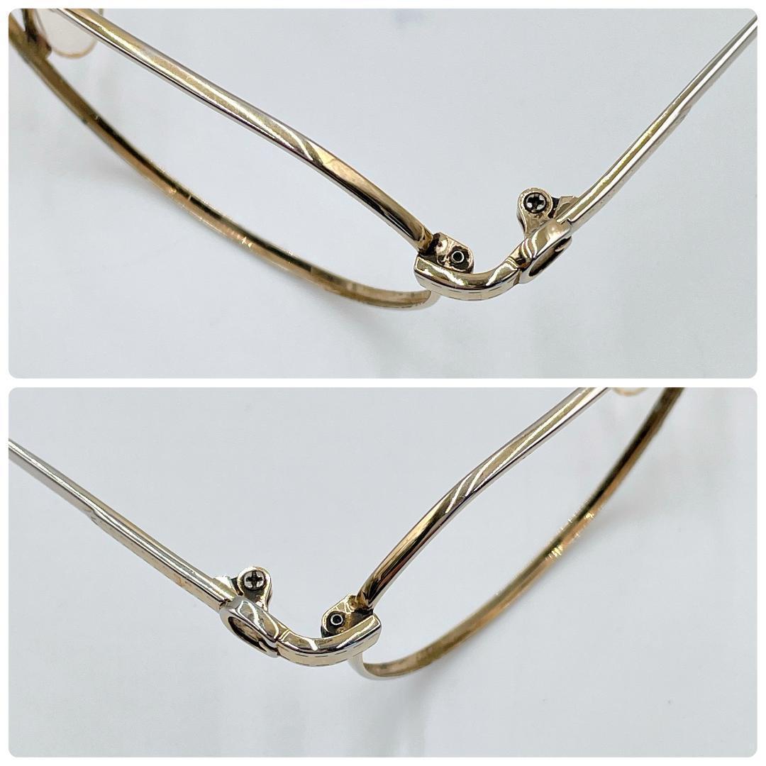 Gucci Glasses Metal Eyewear Gold Mm717