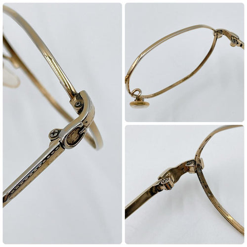 Gucci Glasses Metal Eyewear Gold Mm717