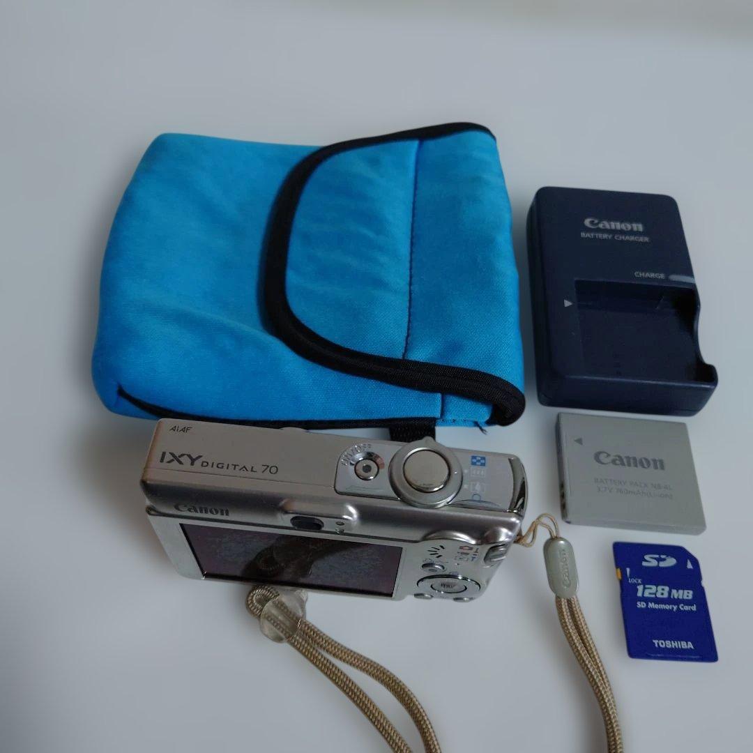 Compact Digital Camera Canon Ixy 70 Pc1193