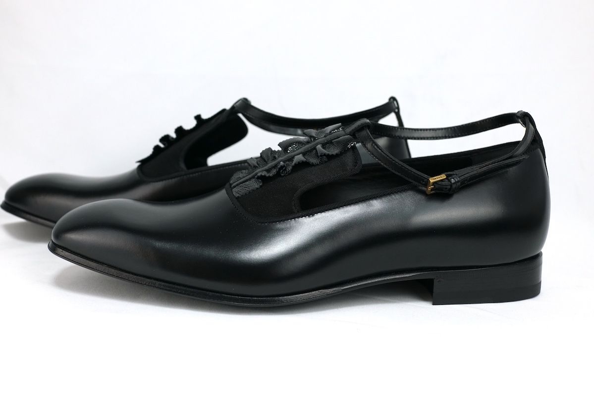 Gucci Dress Business Shoes Mary Janes Shezan Gross Grain 9 483976 Azm50