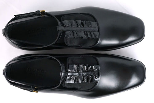 Gucci Dress Business Shoes Mary Janes Shezan Gross Grain 9 483976 Azm50