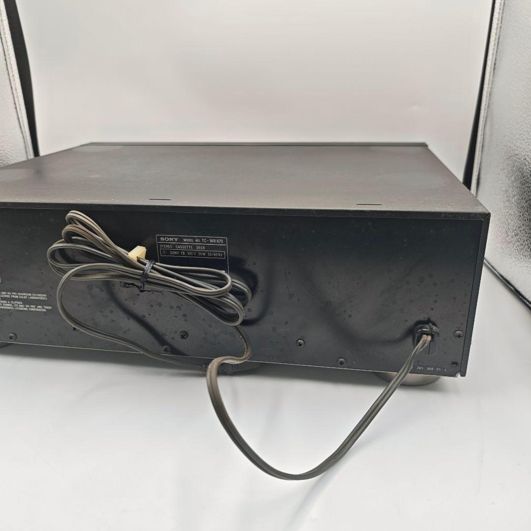 Sony Cd, Md Cassette Decks Tc-Wr870