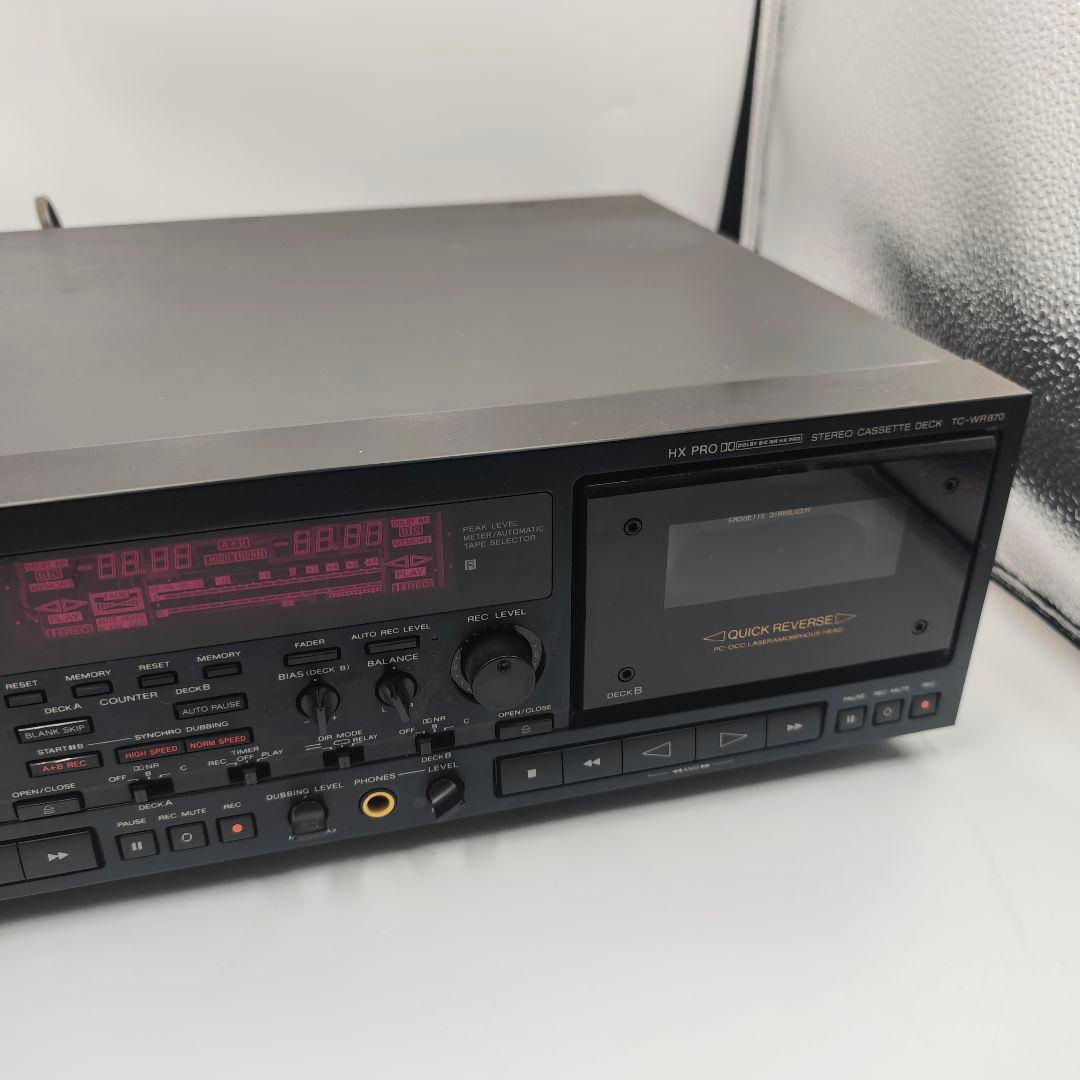 Sony Cd, Md Cassette Decks Tc-Wr870