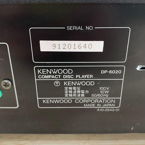 Kenwood Cd Sacd Player Dp-6020 D240