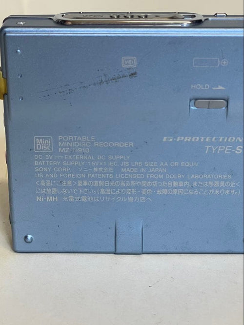 Sony Portable Md Player Mz-N910