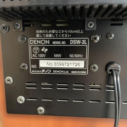 Denon Subwoofers #968 Dsw-3L