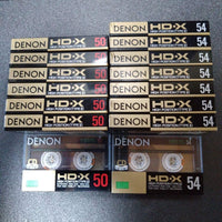 Denon Cassette Tapes 15 Hd X 50 X54