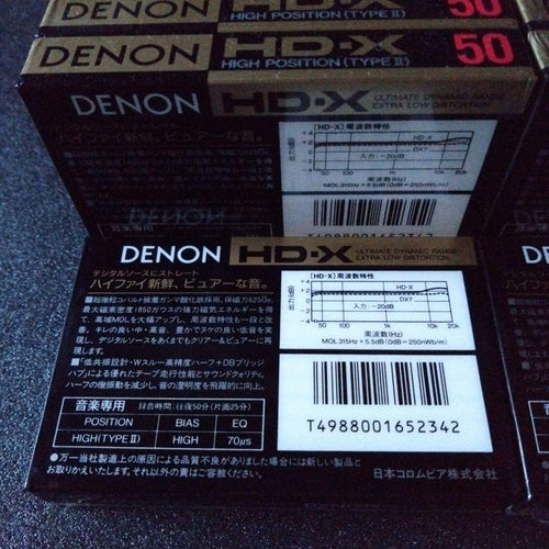 Denon Cassette Tape 15 Hd X 50 X54
