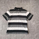 Nike Polo Shirts Border Shirt Black Gray 00S E