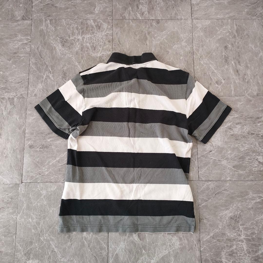 Nike Polo Shirts Border Shirt Black Gray 00S E