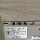 Toa [Audio] Amplifier Units Ta-115 15W