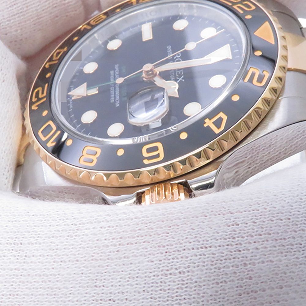 Rolex Automatic Winding Clock Gmt 2 Ss/K18Yg V 116713Ln