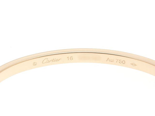 Cartier Bracelet Bl/Sm/Yg/17.3G/#16 B6079417 K18 K18Yg 471