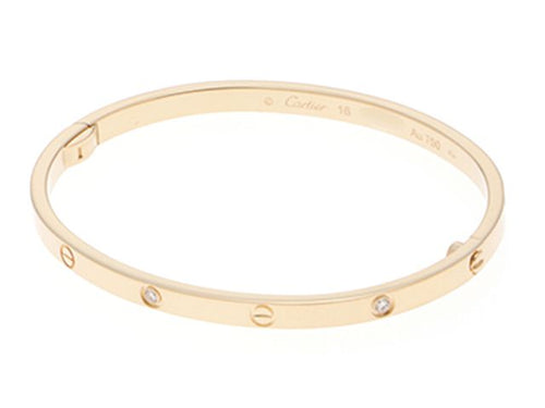 Cartier Bracelet Bl/Sm/Yg/17.3G/#16 B6079417 K18 K18Yg 471