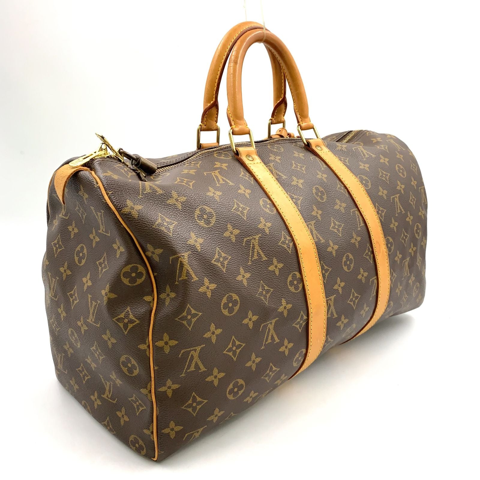 Louis Vuitton Boston Bag Travel 45 Pvc M41428