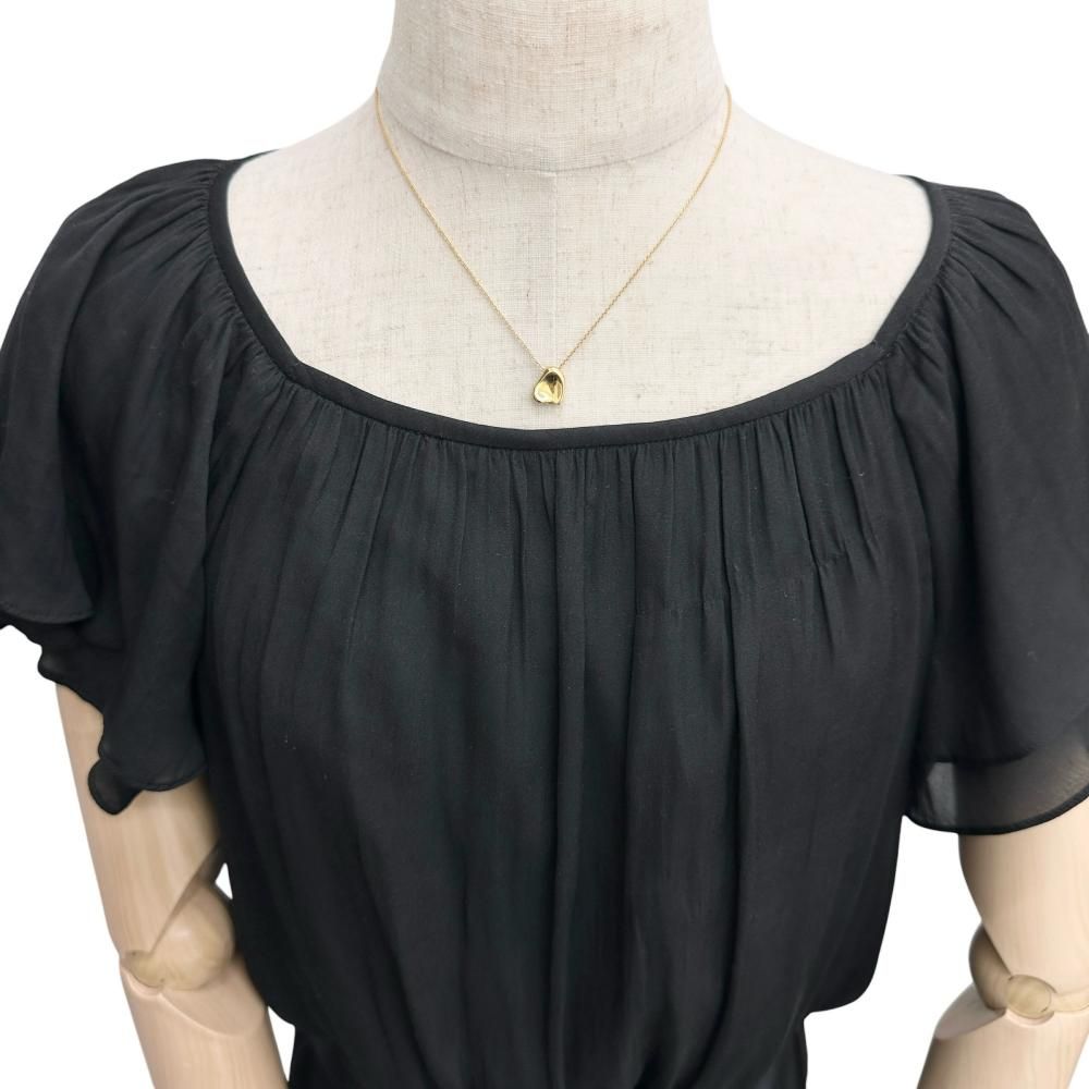 Tiffany Necklace Tiffany&Co./ K18 18 4.3G Gd