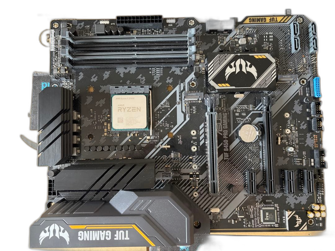 Cpus Tuf B450-Pro Gaming+Amd Ryzen 7 3700X